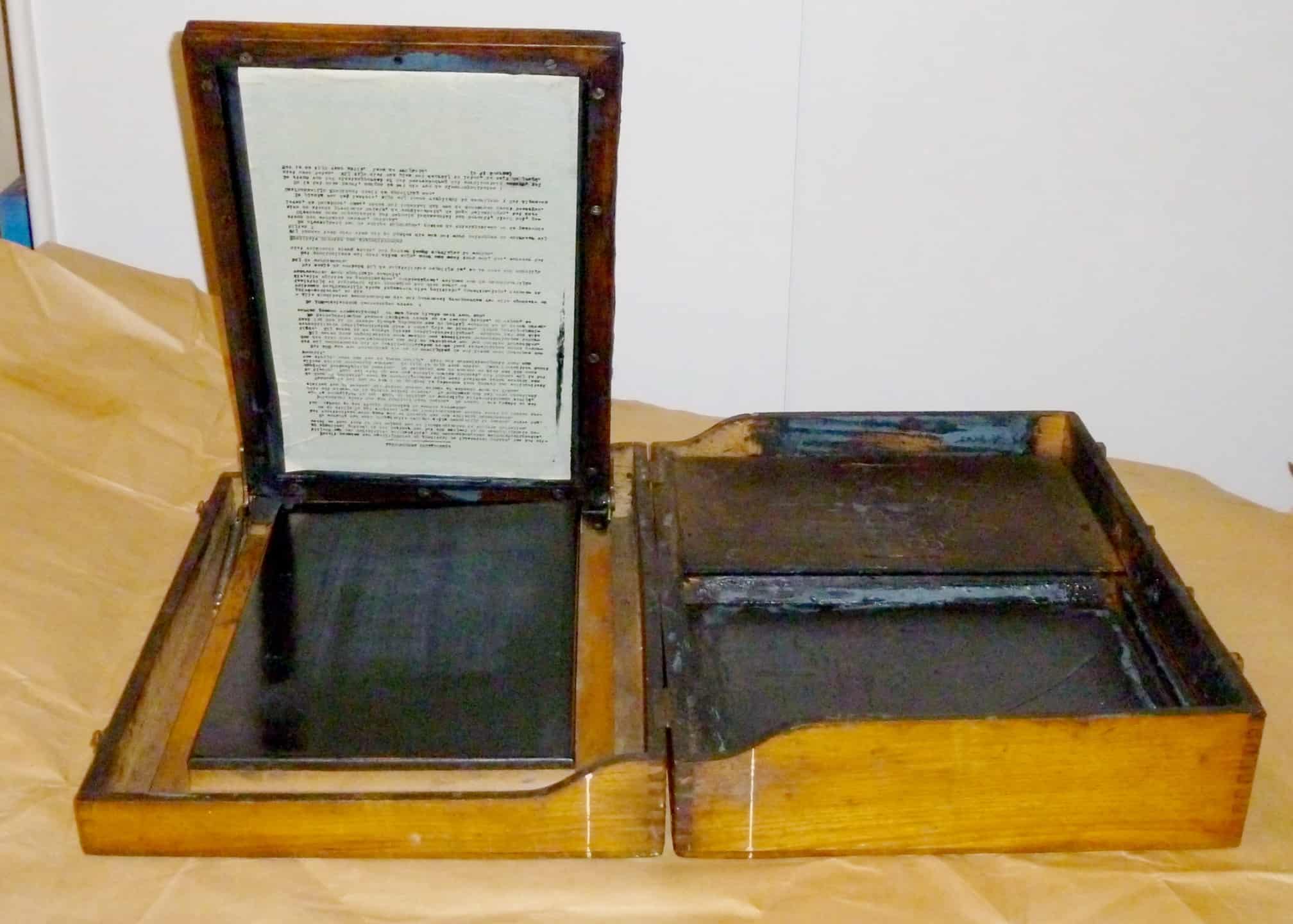 Association of European Printing Museums ~ Edison-type stencil duplicator